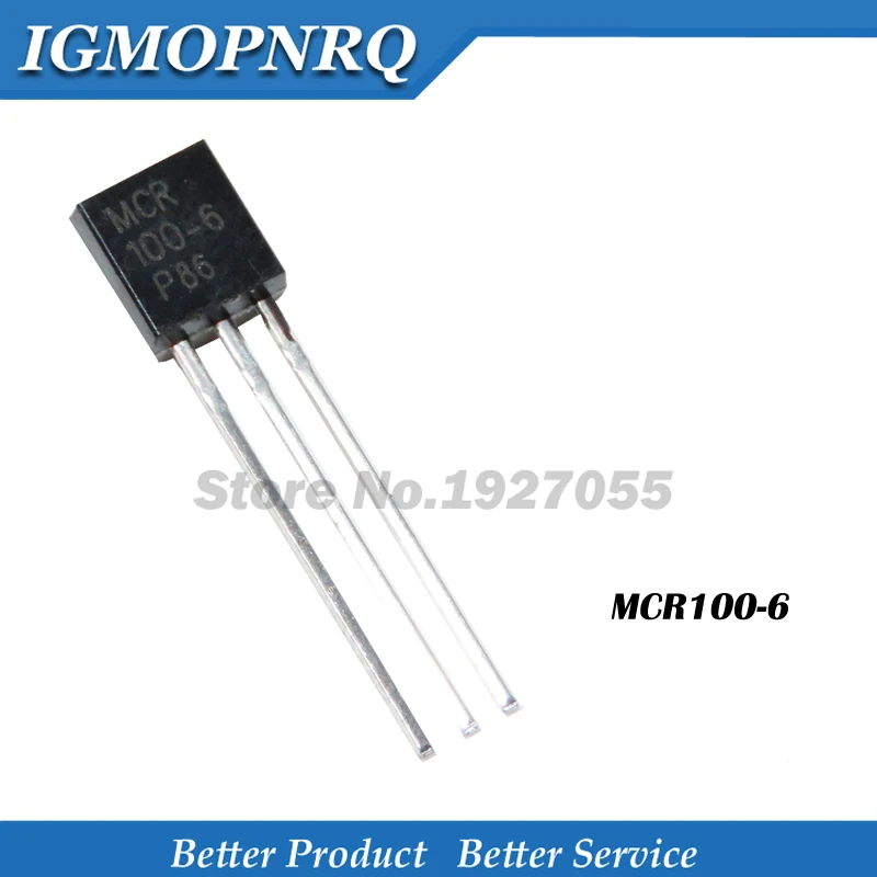 50 шт. MCR100 6 TO92 100 TO 92 SCRs 400V 800mA Новый оригинал|Интегральные схемы| |