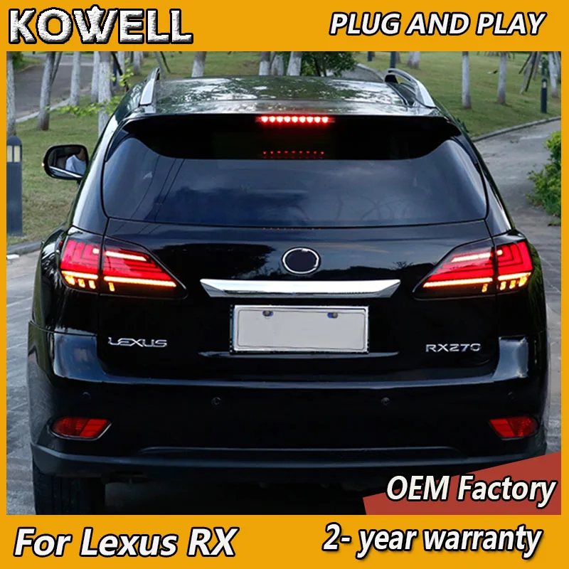 

Lexus RX350 RX450 RX270 Taillight 2009-2015 Lexus RX LED Tail Light Rear Lamp LED Dynamic Turn Signal DRL Car Taillight Assembly