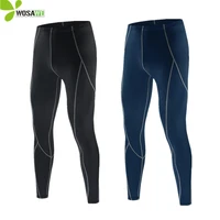 wosawe quick dry mens cycling pants tight windproof bicycle bottom sports wear mtb bike base layer inner long johns trousers