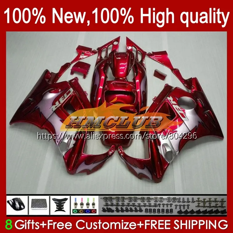 

Корпус + резервуар для HONDA CBR600FS CBR600F3 95 96 97 98 23No.45 CBR 600 CC FS 600F3 CBR600 F3 1995 Red & Flame 1996 1997 1998 обтекатель