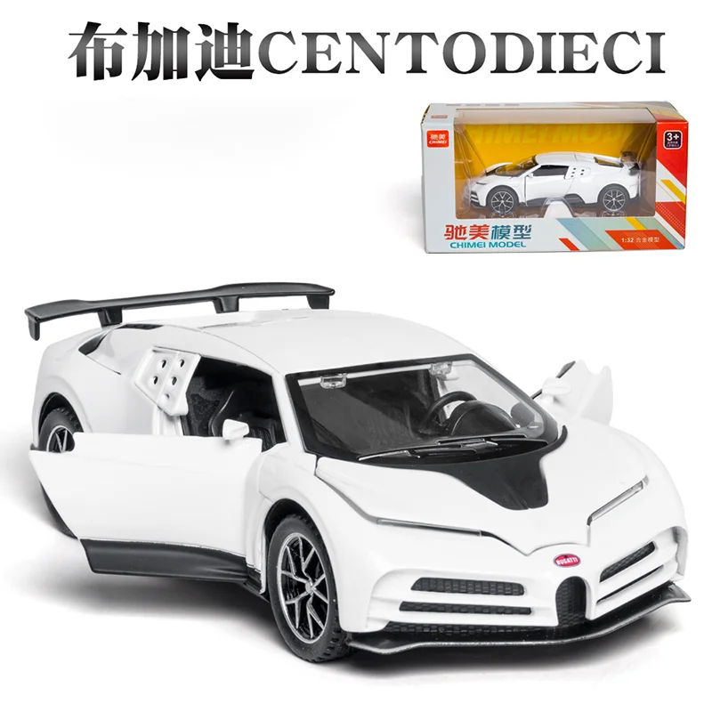 

Bisney 1:32 Bugatti Centodieci Supercar Models 110th Anniversary Edition Sports Racing Cars Toys Adult Collectible Diecast Model