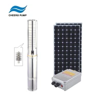 cheers high efficient solar water pump 150m submersible