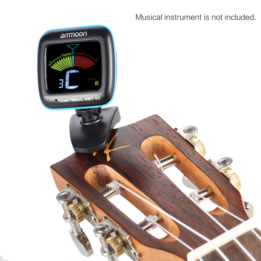 JOYO JMT-03 Портативный гитарный тюнер метроном цифровой клип микрофон для