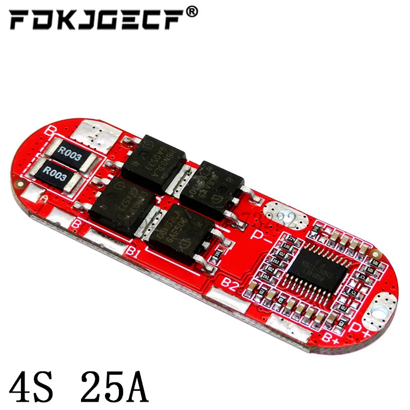 Bms 1S 2 10A 3S 4S 5S 25A 18650 литийполимерное литийионное литий Батарея защита модуль