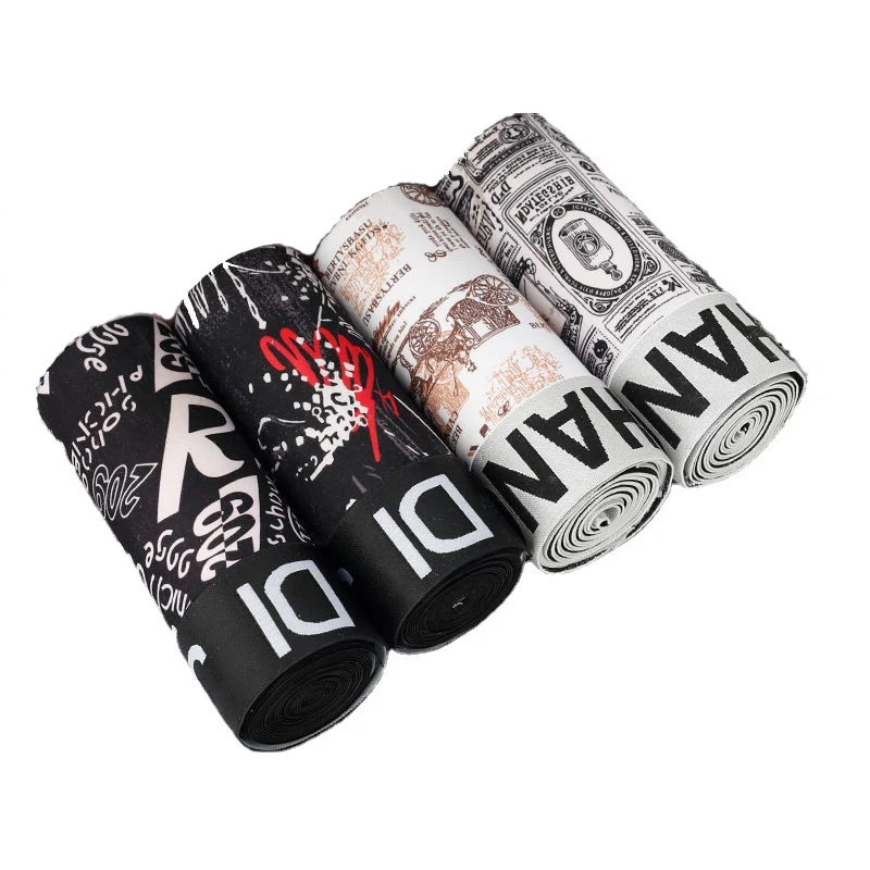 

4Pcs Men's Panties Boxer Print Underwear Cotton Shorts For Male Couple Sexy Set Calecon Large Size Underpants L-3XL