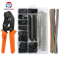 sn 28b1550pcs dupont crimping tool pliers terminal ferrule crimper wire hand tool set terminals clamp kit tool