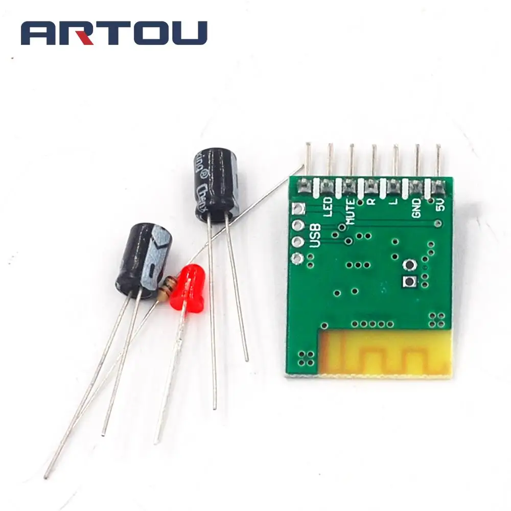 Bluetooth аудио приемник шаблон 5 в стерео беспроводной усилитель мощности динамика