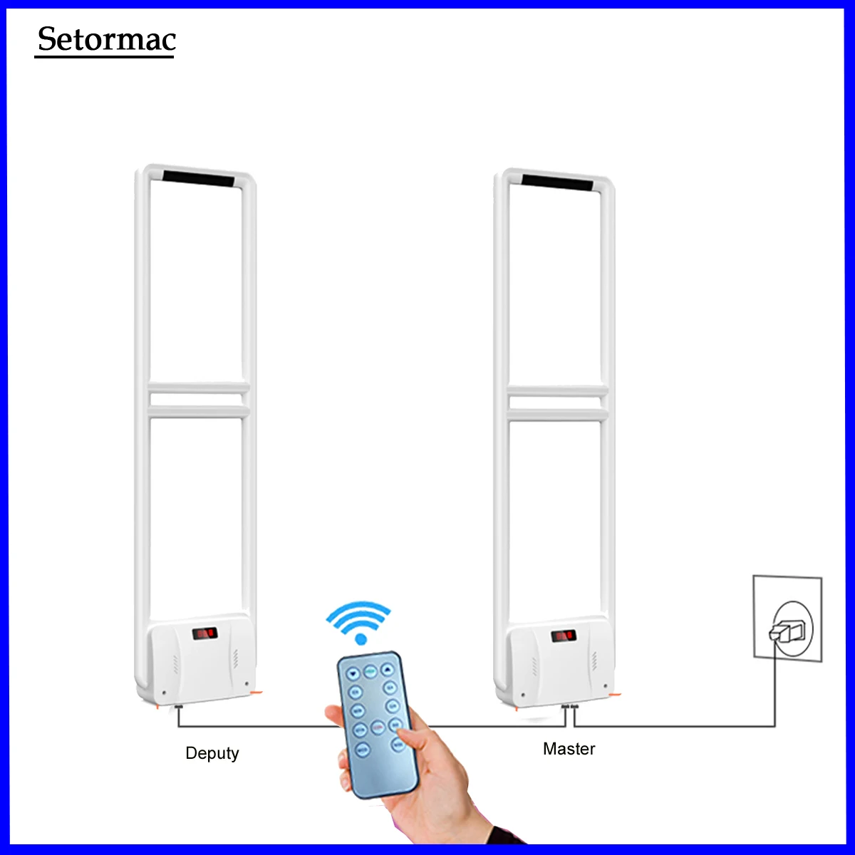 Система безопасности EAS с сигнализацией система 58 кГц со звуковой и световой