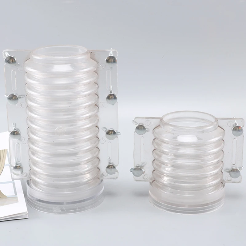 DIY ручной работы спиральные столбчатые формы для свечей цилиндрические diy