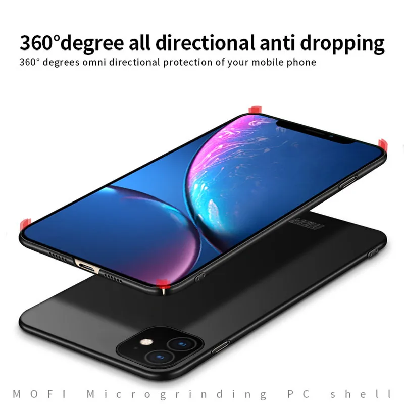 Чехол для iphone 7 8 plus X XR XS MAX оригинальный брендовый чехол MOFi с полным покрытием на 360