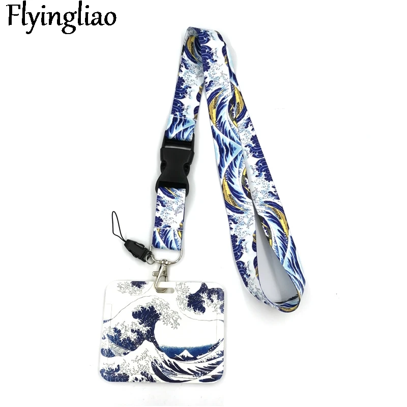 

Lanyard Credit Card ID Holder Bag Student Women Travel Holder ID Card Lanyards Cards Cover Badge Car Keychain Decorations