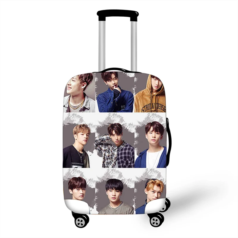 18-32 '' KPOP Stray Kids Luggage Cover Travel Accessories Trolley Case Baggage Protective Covers Anti-Dust Suitcase Cover