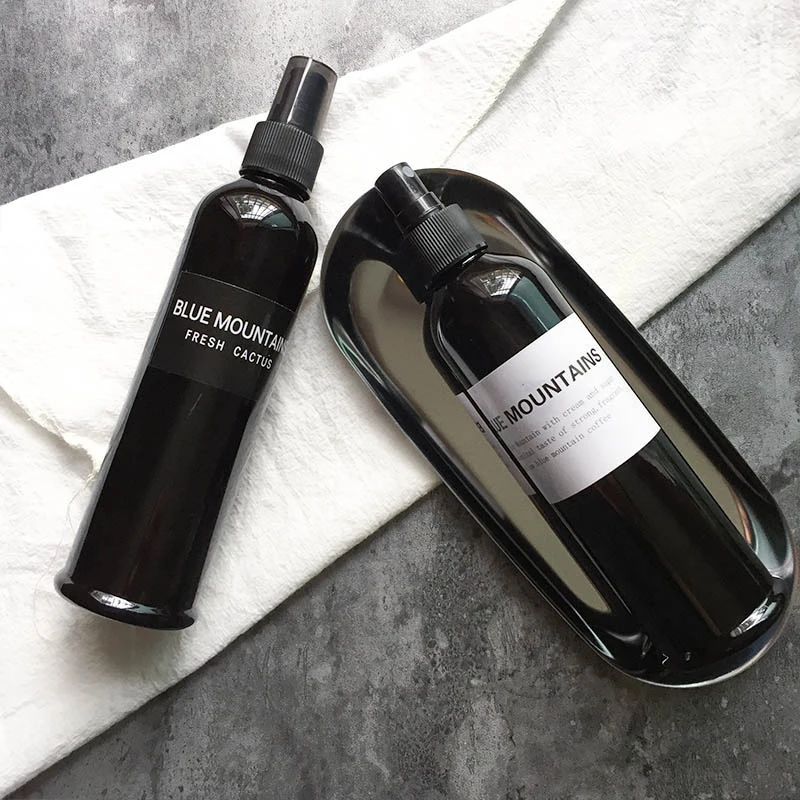 250 мл черная бутылка для хранения наклеек в скандинавском стиле пластиковый