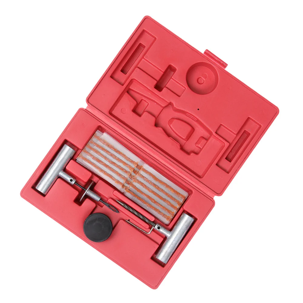 

35pcs Car Tire Repair Tool Tire Repair Kit Studding Tool Set Auto Bike Tubeless Tire Tyre Puncture Plug Garage Car Accessories