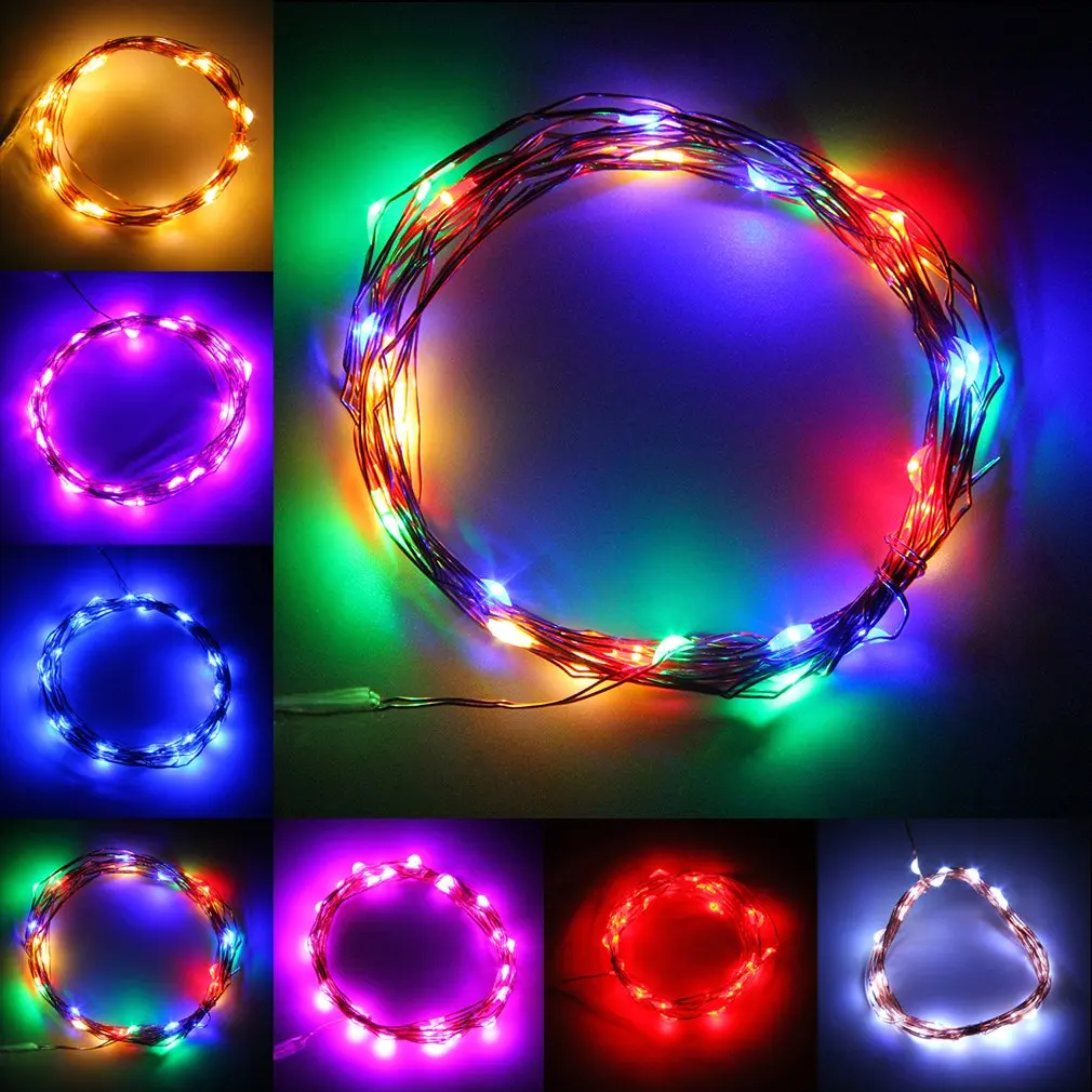 3 м 30LED медный провод рождественские вечерние гирлянды Сказочный светильник на