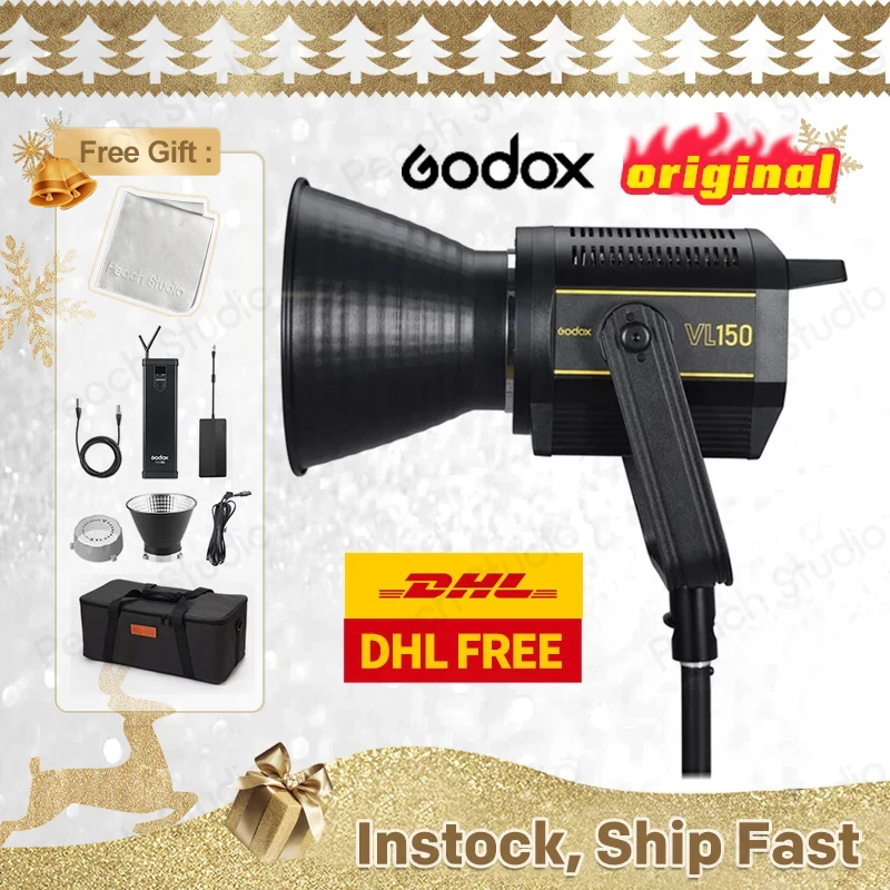 Godox VL150 светодиодный Bowens для фотостудии фотографий отражатель крепление видео