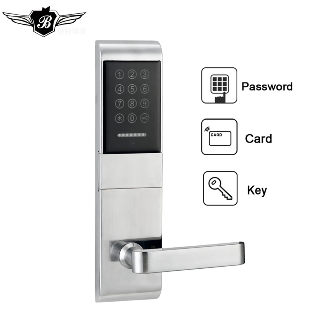 Интеллектуальный электронный БЕСКЛЮЧЕВОЙ Pin код безопасный замок RFID карта