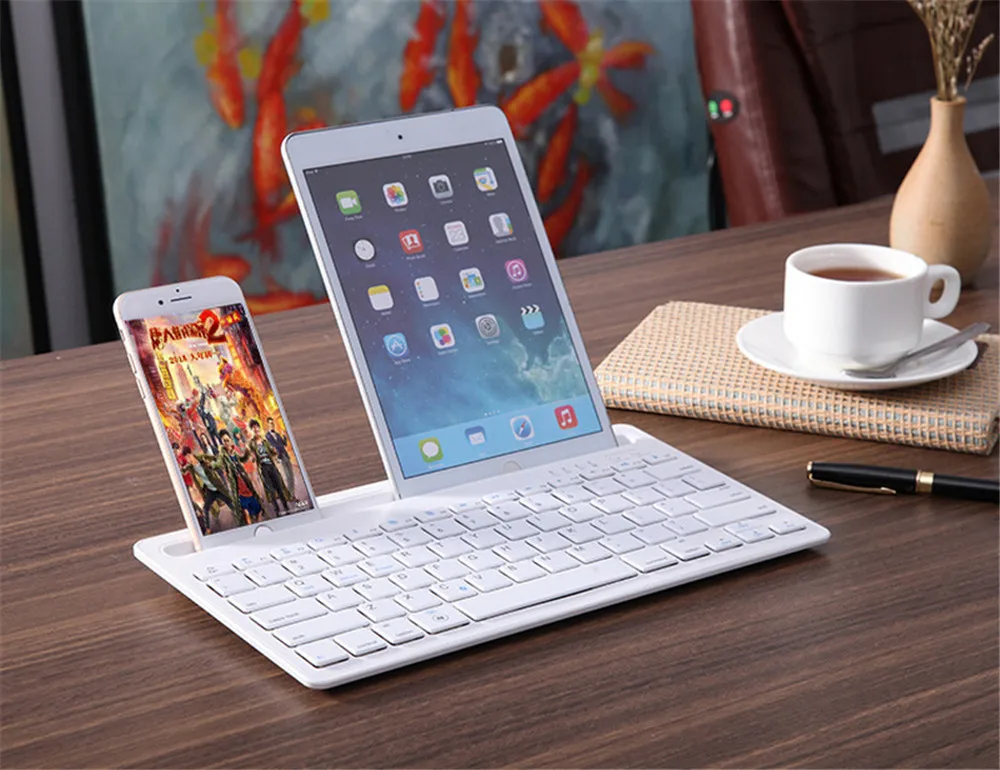 Портативная Беспроводная Bluetooth клавиатура мини планшет клавиатура для iPad 2/3/4 Air 1 2 Новинка Pro 9,7 дюймов Mini 1 2 3 4 5 подставка