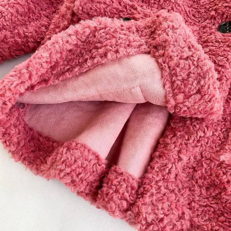 MUMUZI пальто женское 2019 Новое корейское зимнее меховое короткое стильное с овечьим