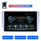 Магнитола с четырехъядерным процессором, 2G, Android 10, GPS, сенсорным экраном, радио и стереозвуком для Mitsubishi Xpander 2017 2018, GPS-навигация