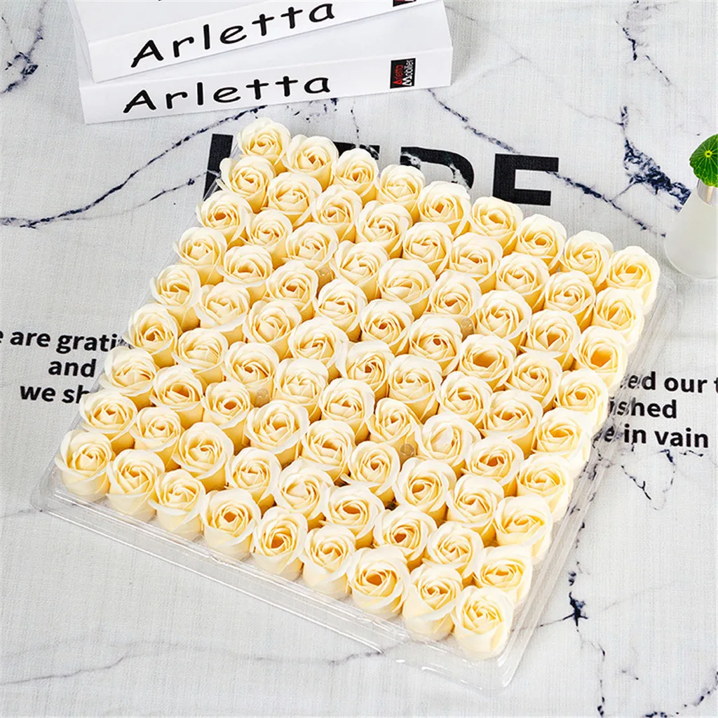 81 шт. Роза для ванной цветочное мыло тела ароматизированные розы необходимый