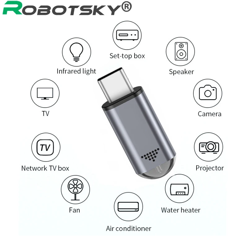 Интерфейс Micro USB Type-C беспроводное инфракрасное управление через приложение