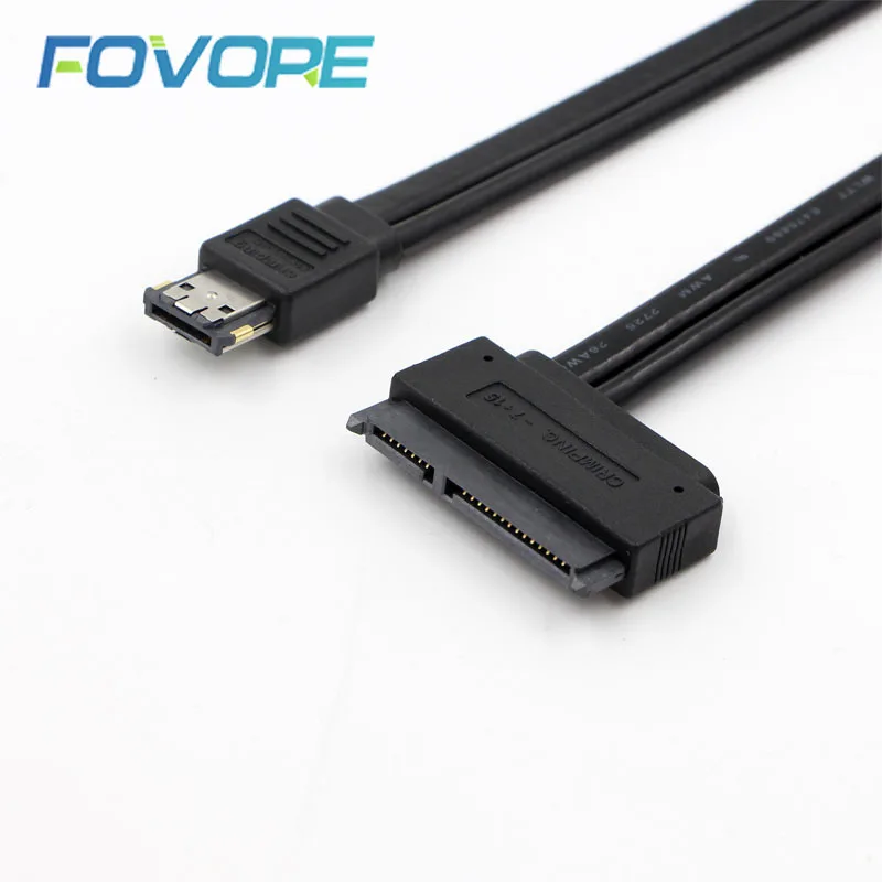 Оптовая продажа питания eSATA USB 5V 12V Combo к 22 Pin SATA 2 5 &quotHDD кабель жесткого