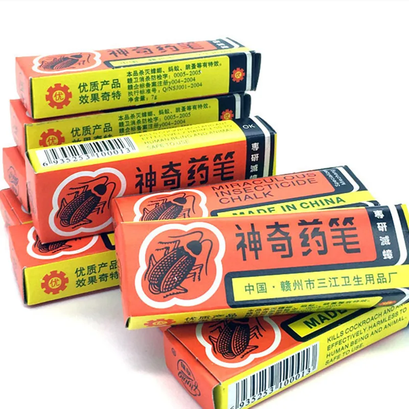 Борьба с вредителями Магическая ручка мел тараканов медицина инсектицид убийца