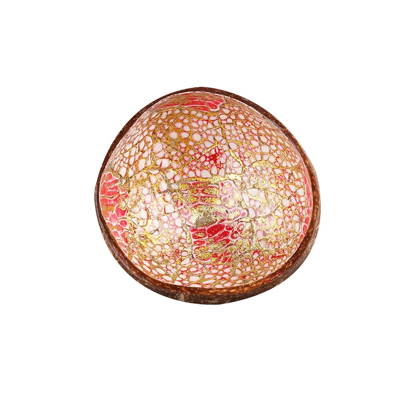 Природные Красочные чашка в виде кокоса ремесленные украшения творческий чаши