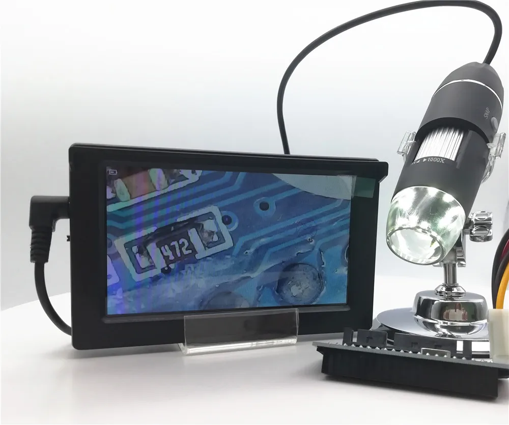 4 3 дюймовый TFT монитор 50 1000X USB цифровой микроскоп ручной эндоскоп|Камеры