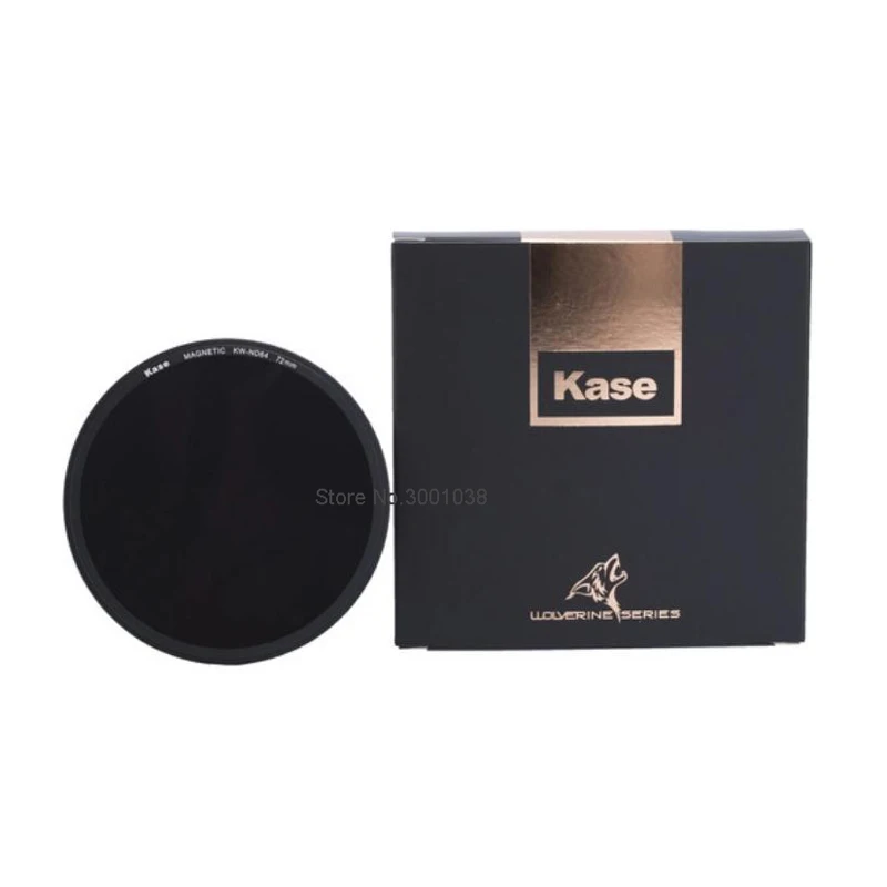 

Kase Wolverine 72mm Magnetic ND64 Solid Neutral Density 1.8 Filter with 72mm Front Filter Threads (6-Stop)