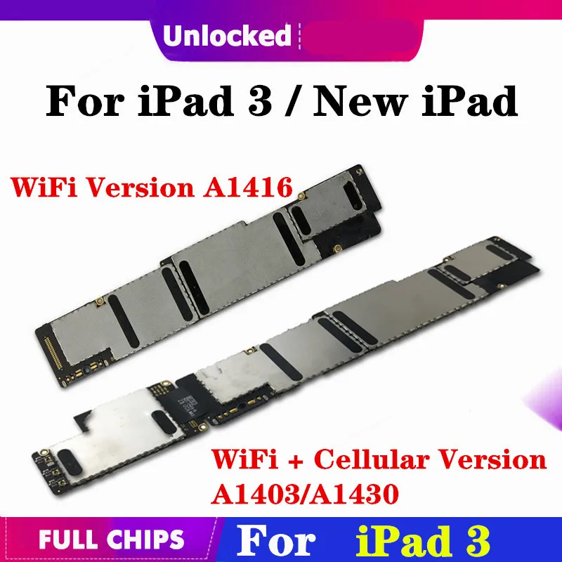 Материнская плата для IPad 3 3-го поколения материнская A1416 A1430 A1403 WLAN/мобильная