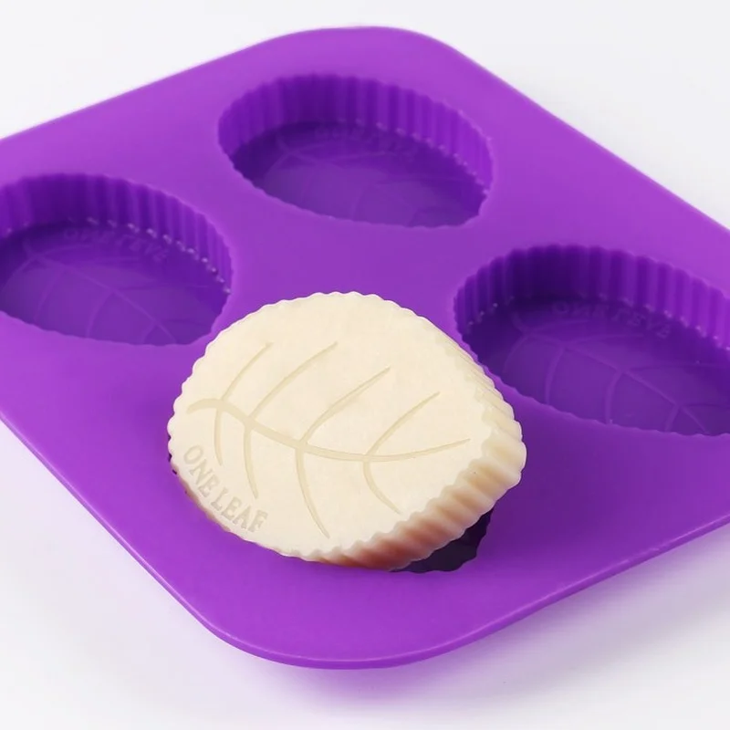 

4 Leaves Silicone Mold resin moulds cake decoration accessories Handmade Soap Essential Oil Breast Milk Soap Milk Soap Mold
