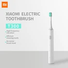 Оригинальная звуковая электрическая зубная щетка Xiaomi Mijia T300 зубная щетка высокочастотный Вибрационный магнитный двигатель долгий срок службы батареи Mi