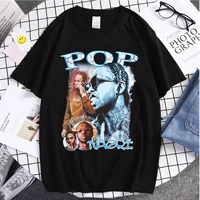 fashion tops pop smoke new style tee classic couple t shirts summer funny clothing ulzzang oversize unsiex casual cotton t shirt