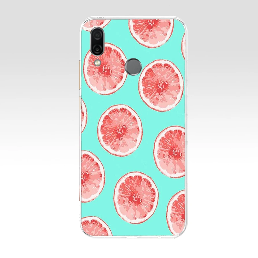 Мягкий силиконовый чехол 004FG из ТПУ с изображением Летних Фруктов лимона арбуза