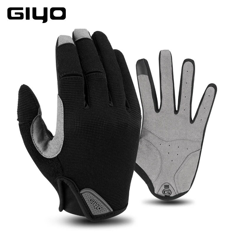 

GIYO Bicycle Gloves Mountain Bike Touch Screen Gloves Windproof and Warm Men Women Autumn and Winter Gloves Cycling Fishing Gym