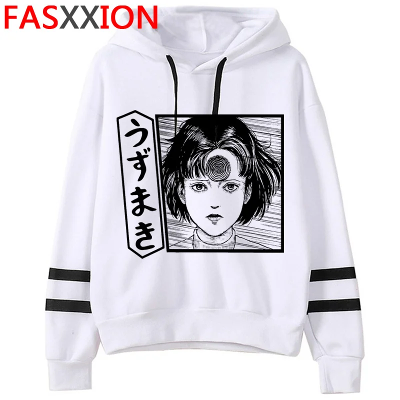 

Junji Ito hoodies male y2k aesthetic graphic printed harajuku male clothing Oversized y2k aesthetic