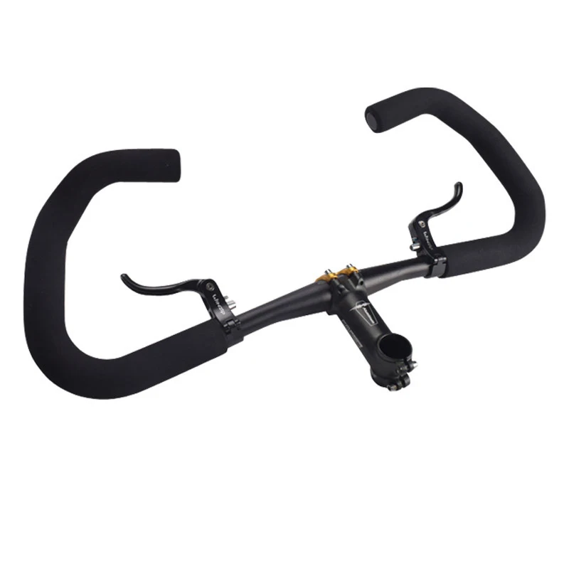 Складной велосипедный руль в форме бабочки рога из алюминиевого сплава угловая