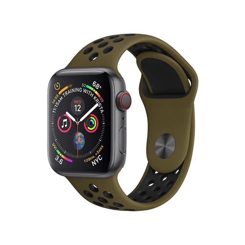 Ремешок для apple watch 42 мм 38 мм силиконовый браслет correa iwatch 5 4 3 2 44 мм 40 мм спортивный браслет pulseira apple watch 4 аксессуары