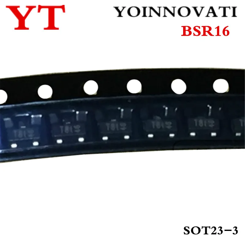

50 шт. новые и оригинальные переключающие транзисторы BSR16 SOT23 PNP