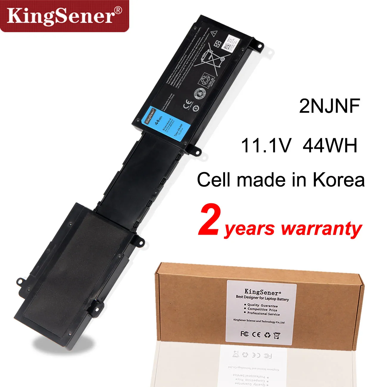 Аккумулятор KingSener Korea Cell New 2NJNF для ноутбука DELL Inspiron 14Z 5423 15Z 5523 ультрабук 8JVDG T41M0 TPMCF 11