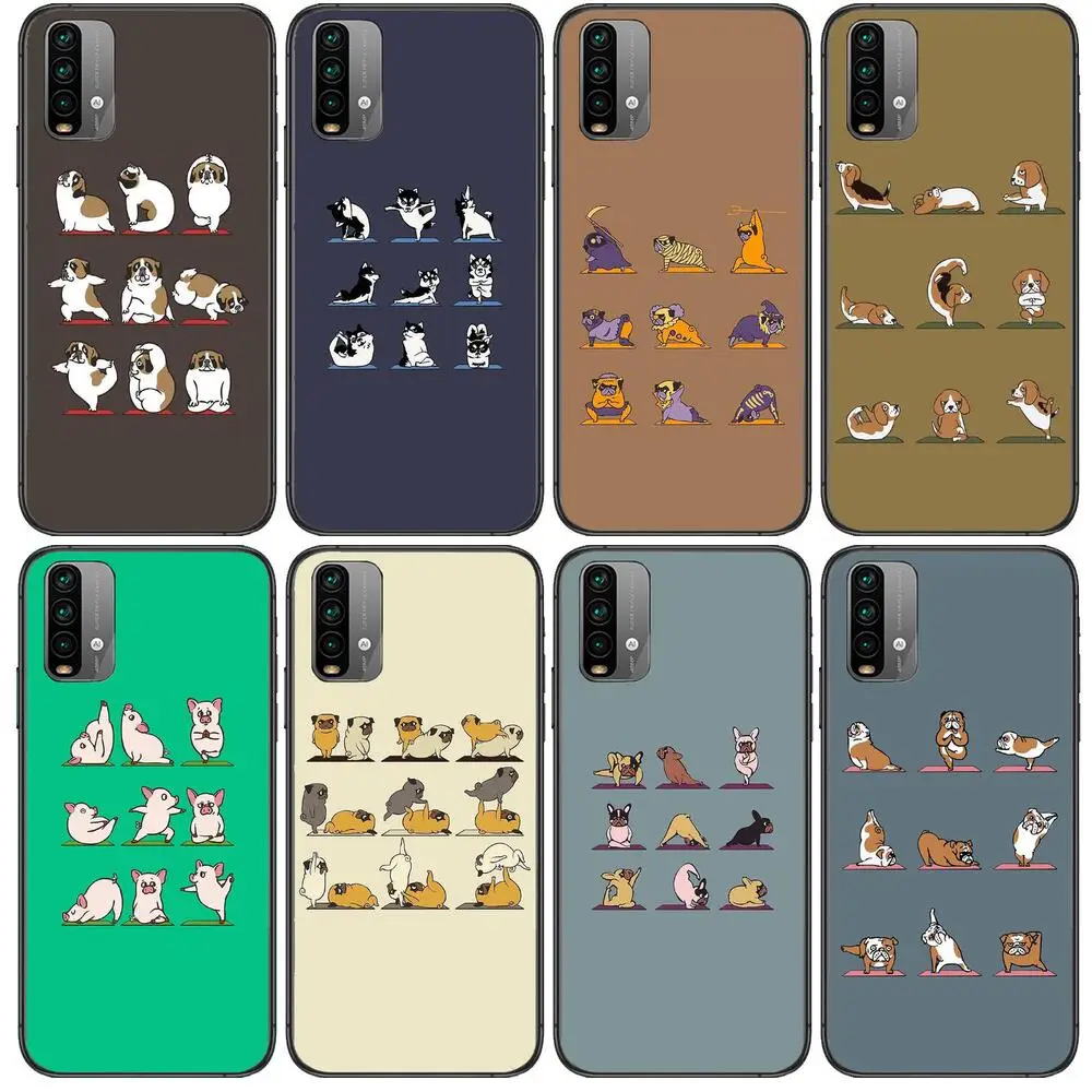 

Yoga lovers Cute animal Phone Case For XiaoMi Redmi 11 lite 9C 8A 7A Pro 10T 5G Anime Cover Mi 10 Ultra Poco M3 X3 NFC 8 SE