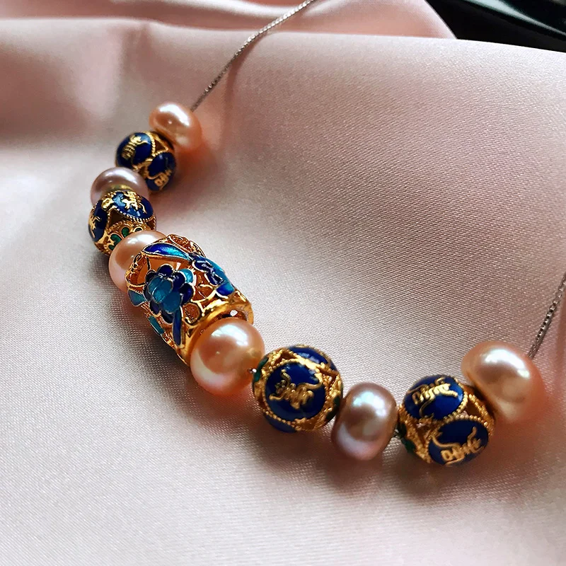 Ожерелье из натурального жемчуга в европейском стиле для женщин AAAA