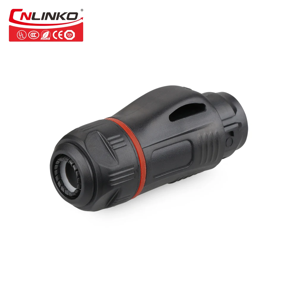 Новинка Linko 3-контактный круглый проводной разъем водонепроницаемый IP67 M24 кабель