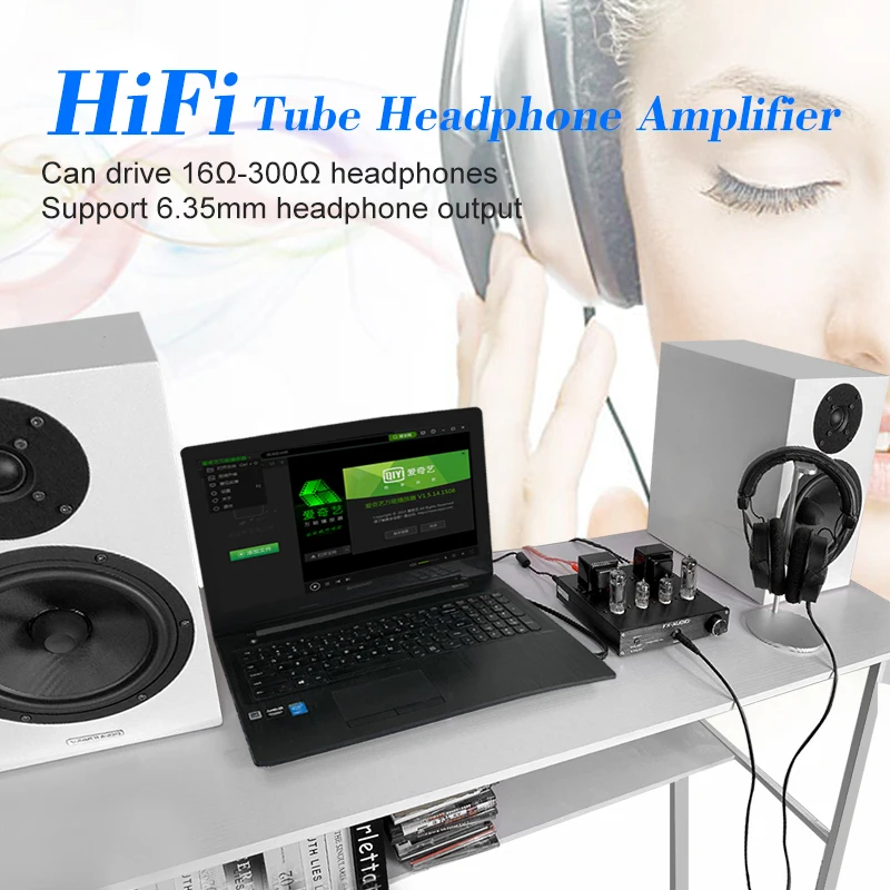 Односторонний электронный трубчатый усилитель мощности FX-Audio 6J1 + 6P1 2 5 Вт * hi-fi