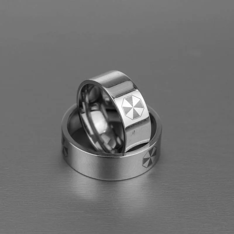 Кольца корпорации Амбрелла Biohazard серебряного цвета ювелирные изделия для мужчин