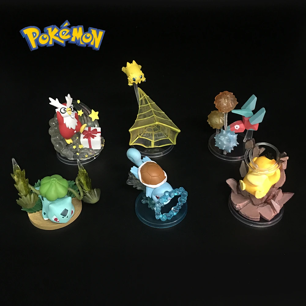 

TAKARA TOMY Pokemon Pocket Monsters Espeon Nirvana Figure Toys Action Figure Joltik Psyduc Squirtle Children Christmas Gifts