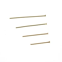 100pcs stainless steel flat head pins for jewelry making headpins needles earrings beads connector earring findings supplies