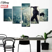disney marvel anime avengers poster panther painting canvas print on wall art picture for kids living room home decor